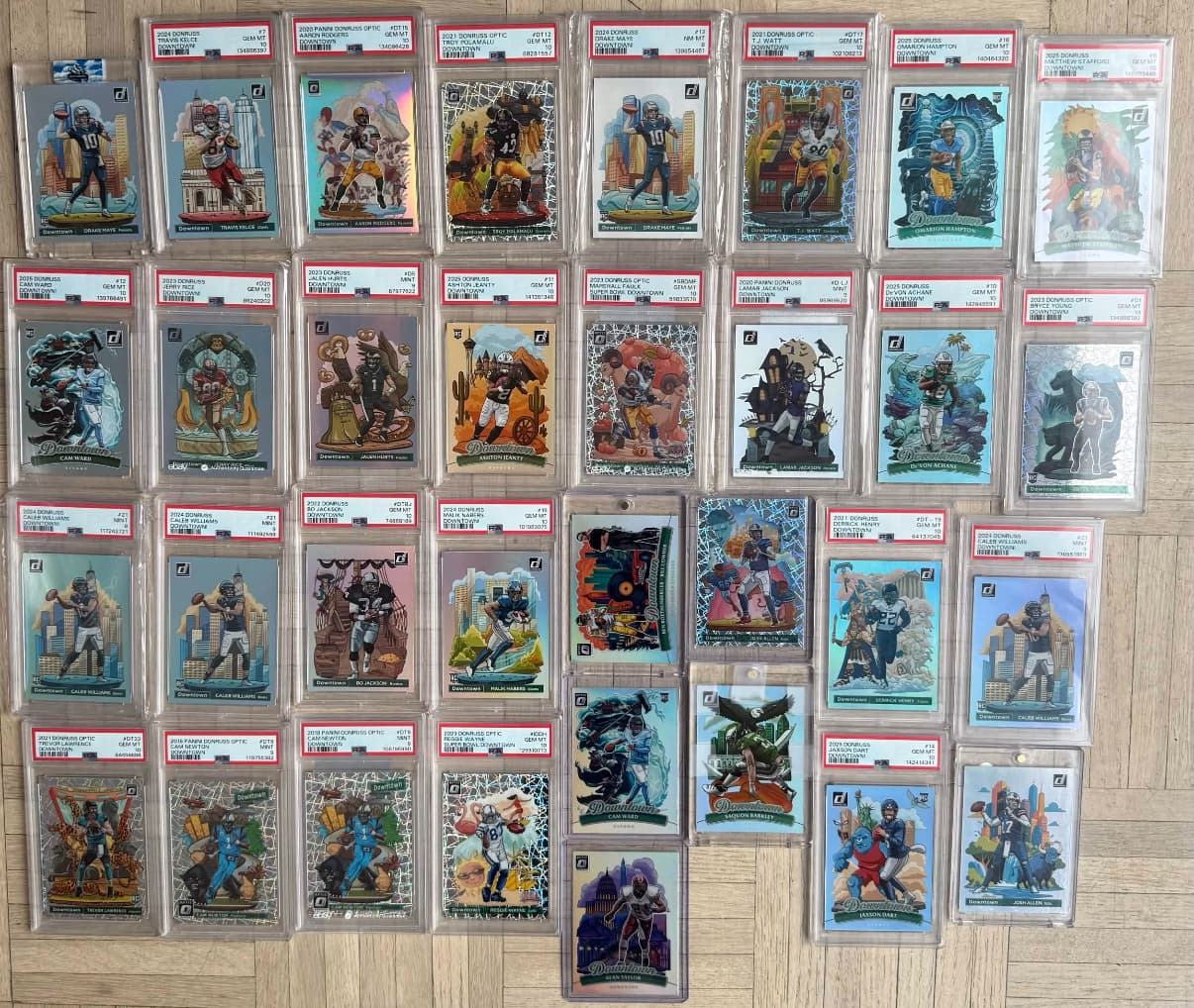 Graded card inventory from Send City Breaks